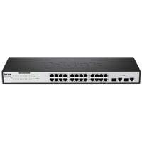 سوئیچ 24 پورت به همراه 2 پورت Combo دی لینک مدل DES-1026G